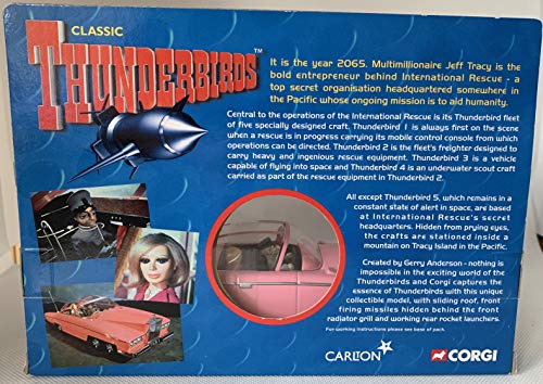 Vintage Corgis 2004 Gerry Andersons Classic Thunderbirds No. CC00601 Lady Penelopes Fab 1 Pink Rolls Diecast Model Car - Brand New Factory Sealed Shop Stock Room Find