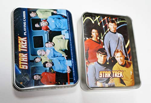 Vintage 2009 Star Trek The Original Series Deck Of Playing Cards In Collectable Tin - Brand New Factory Sealed Shop Stock Room Find
