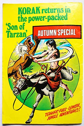 Vintage 1980 Very Rare The Sun Of Tarzan Summer Special Comic Magazine Featuring Korak In Three Original Stories - 31st July 1980 - Ex Shop Stock