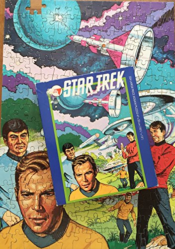 Star Trek Vintage 1979 U.K. Release Whitman 224 Large Piece Jigsaw Puzzle Number 7942 Animated Adventure With The Enterprise & Crew