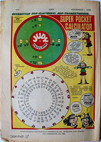 Judy November 1st 1980 [comic] Various [Jan 01, 1980] …