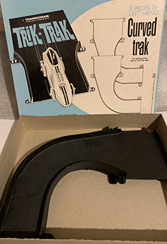 Trik Trak Vintage Transogram 1960 2 x Pieces Of Curved Trak For Additional Fun With Trik Track Sets - Complete And In The Original Box …