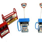 Vintage 1950's / 1960's Diecast Master Model Build-A-Garage - Garage Accessories Set Includes Fina Petrl Pumps - Fina Signs - Esso Motor Oil - Dunlop Tyres - Complete In Original Box …