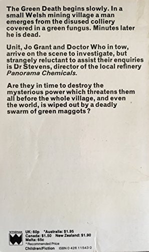 DOCTOR WHO AND THE GREEN DEATH [paperback] Hulke, Malcolm,Alan Willow [Jan 01, 1975] …