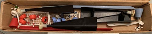 Vintage Balyna 1950's Super Soccer Table Top Magnetic 5 A Side Football Game Complete In The Original Box