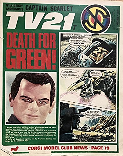 Vintage Ultra Rare Series 1 TV21 Comic Magazine Black Edition Issue No. 172 4th May 2068 (1968) …