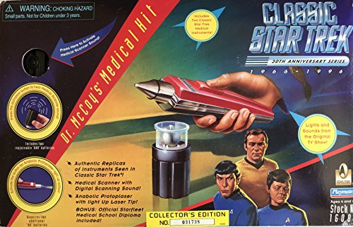 Vintage 1996 Playmates Star Trek The Original Series - Classic Dr McCoy's Medical Kit - Brand New Factory Sealed Shop Stock Room Find