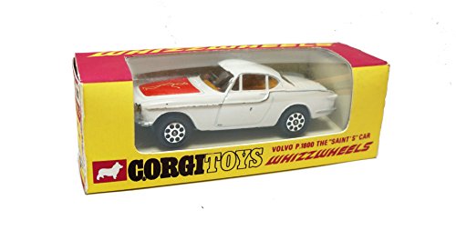 Vintage 1971 Corgi Number 201 The Saint Whizzwheels Volvo P.1800 Car Replica Vehicle - Shop Stock Room Find …