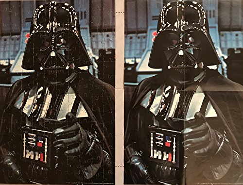 Vintage Star Wars Return Of The Jedi Darth Vader 150 Piece Fully Interlocking Jigsaw Puzzle from 1983 Complete And Includes The Super Poster Print And Comes In The Original Box …