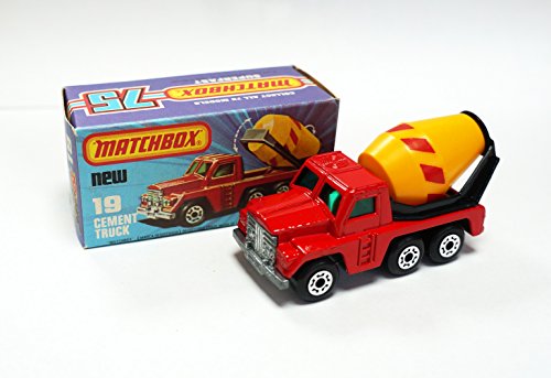 Matchbox Compactor Vintage 1976 Matchbox 75 Superfast Series No. 19 Cement Mixer Truck By ...