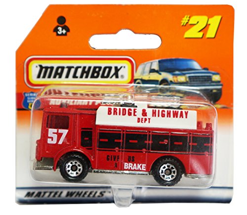 Vintage 1997 Matchbox Mattel Wheels Seies Number 21 1:60 Scale Die-Cast Model Auxilary Power Truck Bridge & Highway Dept Replica Vehicle Mint Condition Sealed On The Original Card Shop Stock Room Find