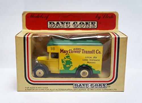 Vintage 1983 Lledo Models Of Days Gone 1934 Dennis Parcel Van Diecast Replica Aero Mayflower Transit Co. - New In Box - Shop Stock Room Find …