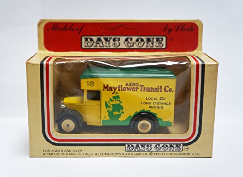 Vintage 1983 Lledo Models Of Days Gone 1934 Dennis Parcel Van Diecast Replica Aero Mayflower Transit Co. - New In Box - Shop Stock Room Find …