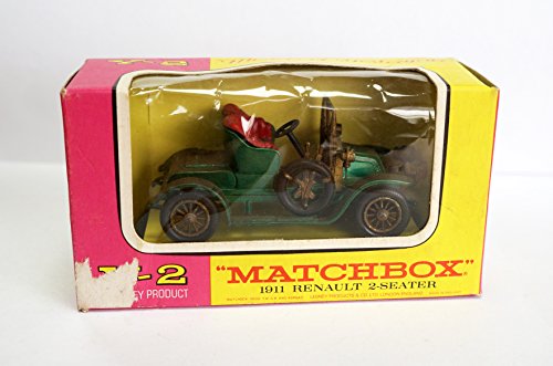 Matchbox Lesney Model Of Yesteryear, 1911 Renault, No 2 [toy] [Jan 01, 1970] …
