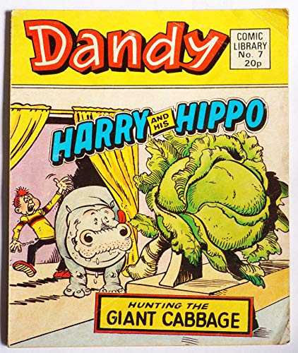 Vintage Rare The Dandy Comic Library No. 7 - Harry and His Hippo in Hunting The Giant Cabbage 1983 by D C Thomson & Co …