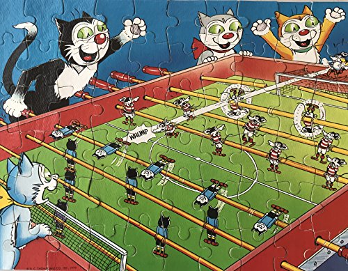 Vintage 1979 The Dandy 60 Piece Fully Interlocking Jigsaw Puzzle Korkys Mousey Football Game 100% Complete In The Original Box - Ultra Rare …