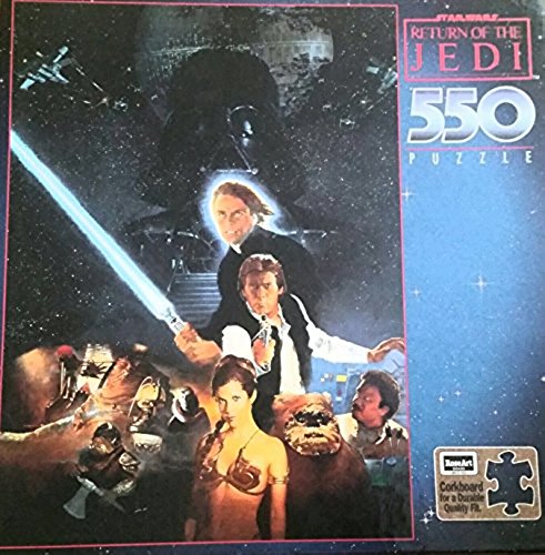 Vintage Star Wars Return Of The Jedi 550 Peice Jigsaw Movie Poster Puzzle