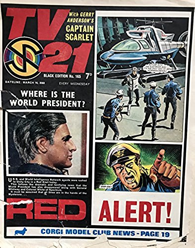 Vintage Ultra Rare Series 1 TV21 Comic Magazine Black Edition Issue No. 165 16th March 2068 (1968) …