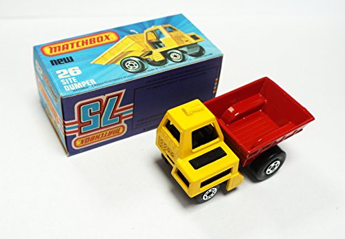 Vintage 1978 Matchbox 75 Series No. 26 Superfast Site Dumper Truck By Lesney In The Original Box. Shop Stock Room Find …