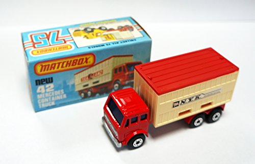 Vintage 1976 Matchbox 75 Superfast Series No. 42 Mercedes Container Truck By Lesney Mint In The Original Box. Shop Stock Room Find …