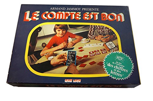 Vintage 1973 Les Compete Est Bon - The Account Is Good Number Crunching Game By Robert Laffont Presented By Armond Jammont Complete In The Original Box - Shop Stock Room Find …