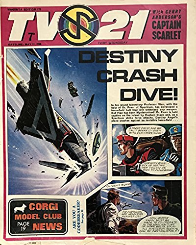 Vintage Ultra Rare Series 1 TV21 Comic Magazine Magenta Edition Issue No. 173 11th May 2068 (1968) …