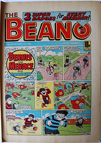 Vintage Rare The Beano Weekly Comic Magazine No. 2308 Boys And Girls Comic Every Thursday 11th October 1986 By D C Thomson & Co …