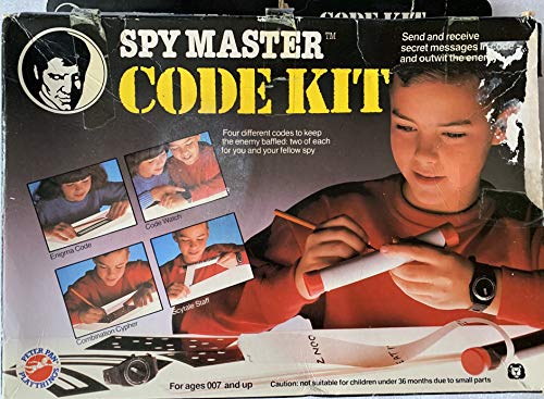 Spymaster Ultra Rare Vintage 1988 Code Kit By Peter Pan Playthings - Mint Condition Unsold Shop Stock Room Find …