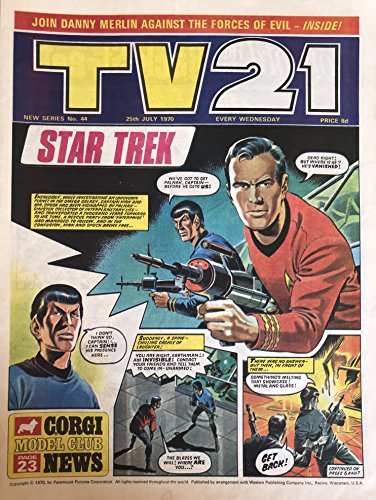 Vintage Ultra Rare TV21 Comic Magazine Issue No. 44 25th July 1970 …