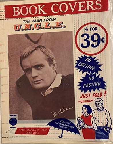 The Man From Uncle Vintage 1965 World Wide Product Pack Of 4 Book Covers Featuring Illia Kuriakin & Nepoleon Solo Factory Sealed Shop Stock Room Find …