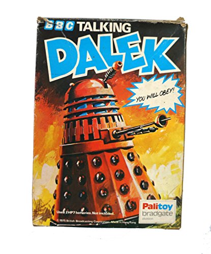 Vintage 1975 Palitoy Doctor Dr Who Talking Dalek Battery Operated Red And Black Dalek Complete In The Original Box