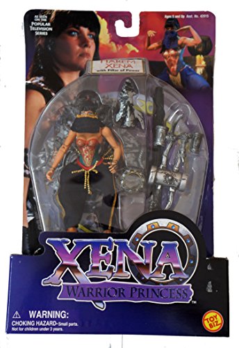 Vintage 1998 Xena Warrior Princess Harem Xena With Pillar Of Power Action Figure - Brand New Factory Sealed Shop Stock Room Find