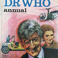Vintage 1970 The Pink Dr Who Annual The First To Feature The Third Doctor Jon Pertwee - Fantastic Condition Shop Stock Room Find - Very Rare Item