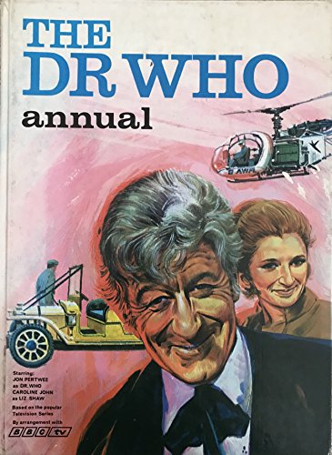 Vintage 1970 The Pink Dr Who Annual The First To Feature The Third Dr Jon Pertwee - Very Good Condition Very Rare Item