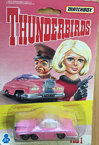 Vintage 1992 Gerry Andersons Thunderbirds Lady Penelope's Rolls Royce FAB 1 Diecast Vehicle - Brand New Factory Sealed Shop Stock Room Find