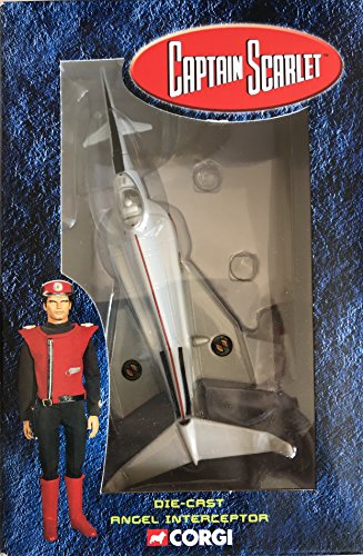 Vintage 2006 Gerry Andersons Captain Scarlet Corgi Diecast Angel Interceptor Die-cast Replica Model Air Craft - Brand New Shop Stock Room Find