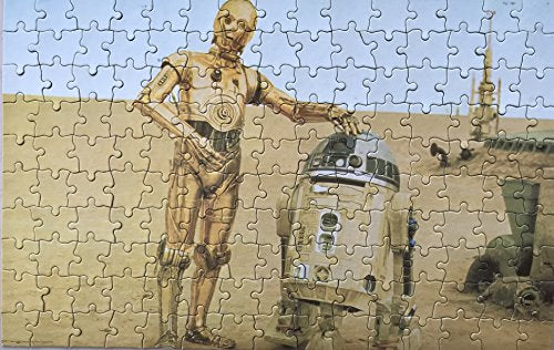 Vintage Star Wars R2-D2 And C-3PO 150 Large Piece Fully Interlocking Jigsaw Puzzle Complete And Boxed