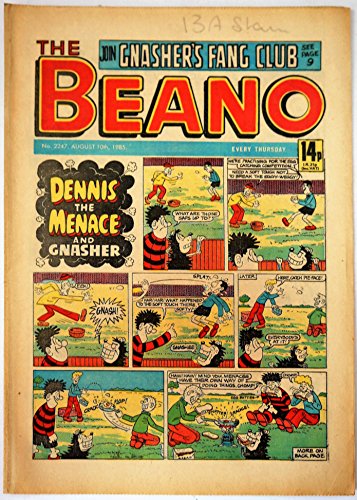Vintage Rare The Beano Weekly Comic Magazine No. 2247 Boys And Girls Comic Every Thursday 10th August 1985 By D C Thomson & Co …