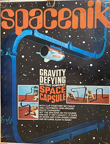 Spacenik Vintage Tomy / Roves Industries 1970's Gravity Defying Battery Operated Space Capsule - In Working Order - In The Original Box