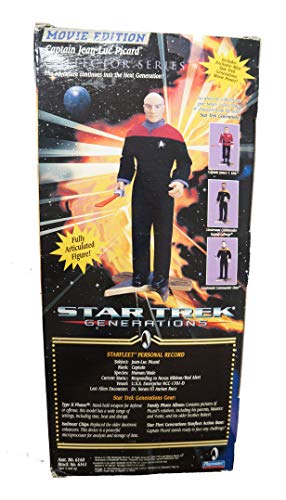Vintage Star Trek 1994 Generations Collectors Series Edition 9 Inch Captain Jean-Luc Picard Action Figure - Brand New Factory Sealed Shop Stock Room Find