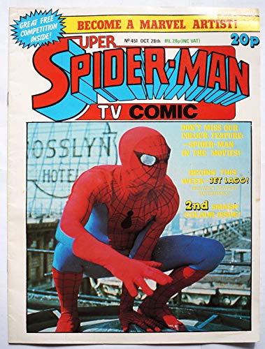Vintage Marvel Comics 1981 Super Spider-Man TV Comic Issue No. 451 October 28th 1981 - Ex Shop Stock …