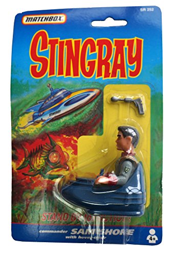 Vintage 1992 Gerry Andersons Stingray WASP Commander Sam Shore With Hover Chair Action Figure - Brand New Factory Sealed Shop Stock Room Find