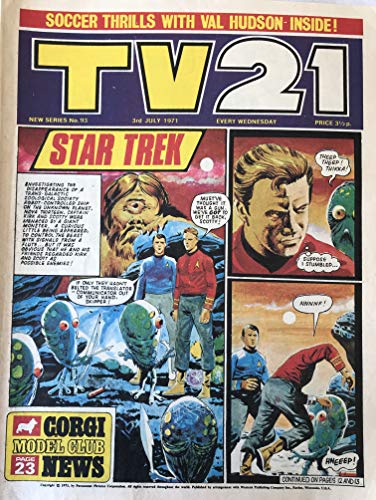 Vintage Ultra Rare TV21 Comic Magazine Issue No.93 3rd July 1971 …