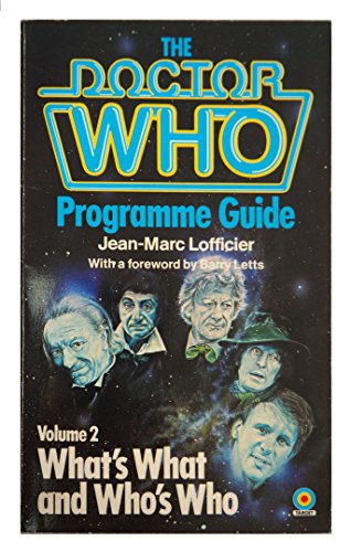 Doctor Who Programme Guide Volume 2 [mass_market] Jean-Marc Lofficier,Barry Letts [Oct 15, 1981] …