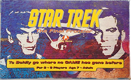 Vintage 1992 Star Trek The Final Frontier The Board Game - To Boldly Go Where No Game Has Gone Before - Brand New Factory Sealed Shop Stock Room Find