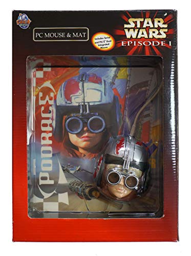 Star Wars Episode 1 The Phantom Menace Anakin Skywalker PC Mouse &amp; Mouse Mat Set - Brand New Shop Stock Room Find