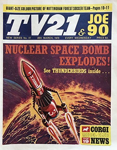 Vintage Ultra Rare TV21 & Joe 90 Comic Magazine Issue No. 27 28th March 1970 …