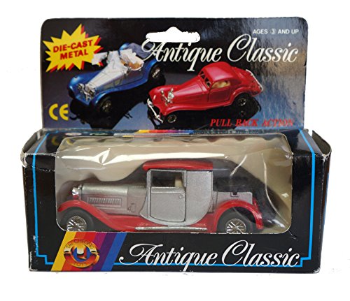 Vintage Antique Classic 1:43 Scale Heavy Gauge Die-Cast Replica No. DS0331 Classic Red Automobile Car Replica Vehicle With Pull Back Action Mint Condition In The Original Box Shop Stock Room Find …