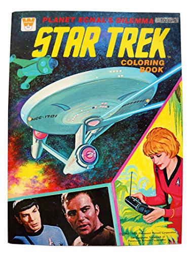 Vintage 1978 Star Trek Planet Ecnal's Dilemma Coloring Activity Book …