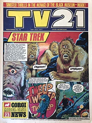 Vintage Ultra Rare TV21 Comic Magazine Issue No.94 10th July 1971 …
